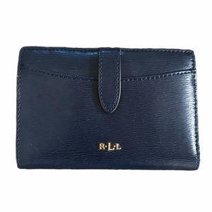 Lauren Ralph Lauren faux leather wallet navy